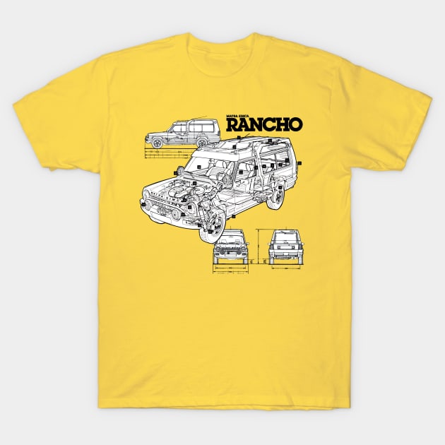 MATRA RANCHO - cutaway T-Shirt by Throwback Motors